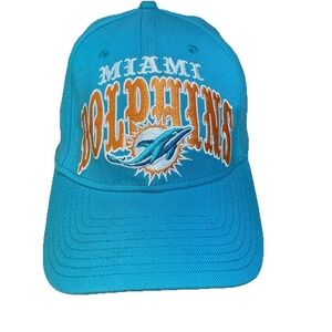 New Era 39thirty Miami Dolphins Cap Men's Blue Orange M/L Eyelets Football-NFL